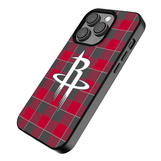 Houston Rockets Plaid Magnetic Phone Case-2