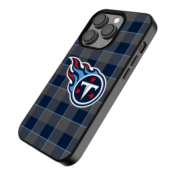 Tennessee Titans Plaid Magnetic Phone Case-2