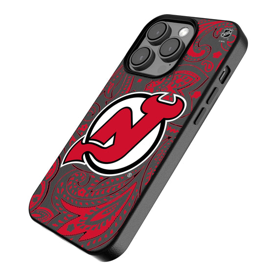 New Jersey Devils Paisley MagSafe Compatible Phone Case-2