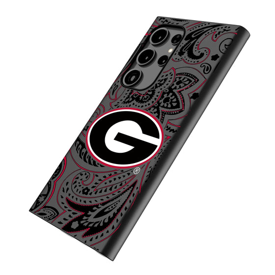 University of Georgia Bulldogs Paisley MagSafe Compatible Phone Case-1