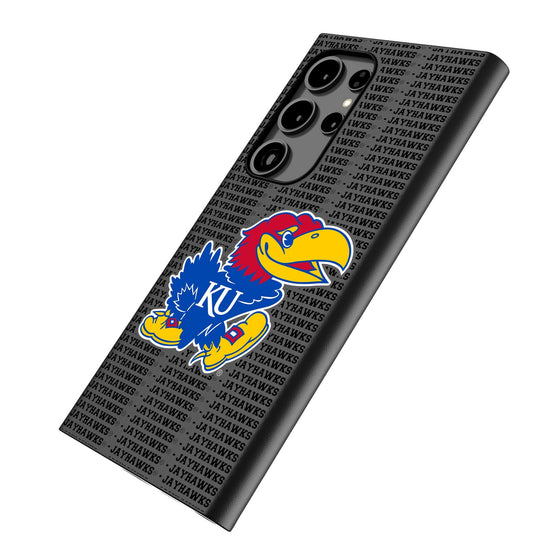 University of Kansas Jayhawks Text Backdrop MagSafe Compatible Phone Case-1