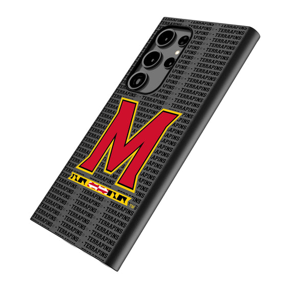 University of Maryland Terrapins Text Backdrop MagSafe Compatible Phone Case-1