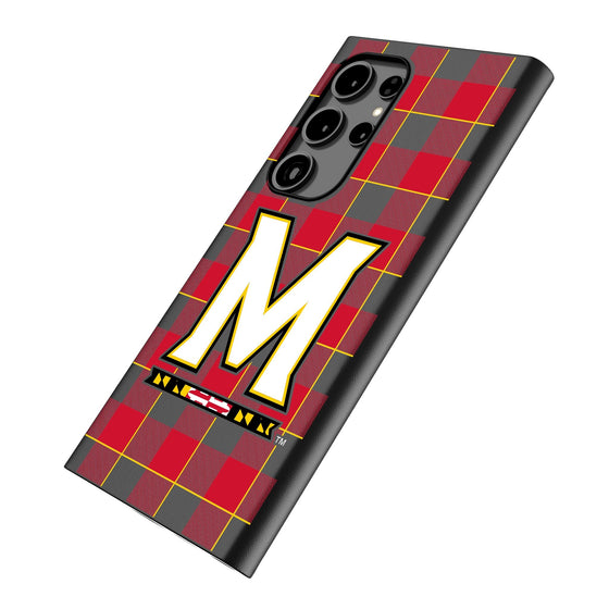 University of Maryland Terrapins Plaid MagSafe Compatible Phone Case-1