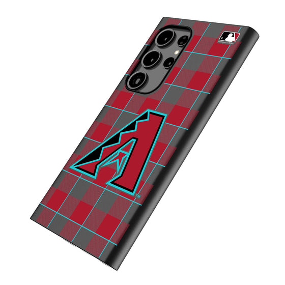 Arizona Diamondbacks Plaid MagSafe Compatible Phone Case-1