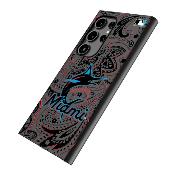 Miami Marlins Paisley MagSafe Compatible Phone Case-1