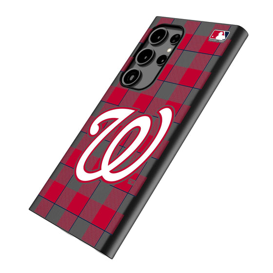 Washington Nationals Plaid MagSafe Compatible Phone Case-1