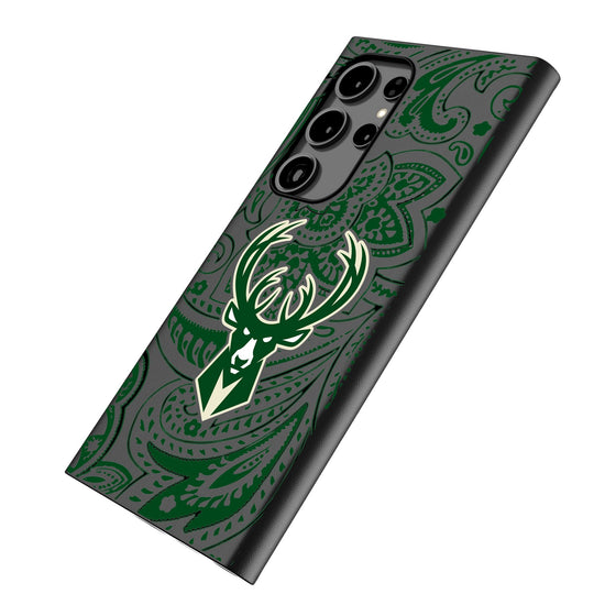 Milwaukee Bucks Paisley MagSafe Compatible Phone Case-1