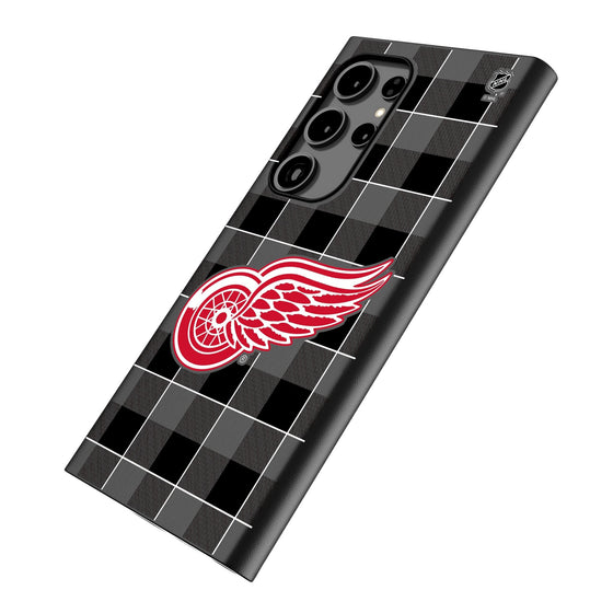 Detroit Red Wings Plaid MagSafe Compatible Phone Case-1