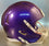 Riddell Speed Blank Mini Football Helmet Shell - Purple (CDG)