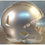 Riddell Speed Blank Mini Football Helmet Shell - Extra Bright Silver (CDG)