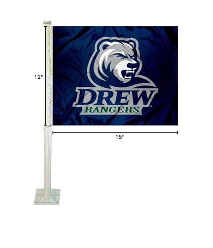 College Flags & Banners Co. Drew Rangers Car Flag