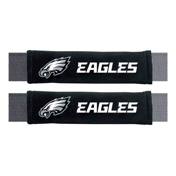 Philadelphia Eagles Embroidered Seatbelt Pad - 2 Pieces