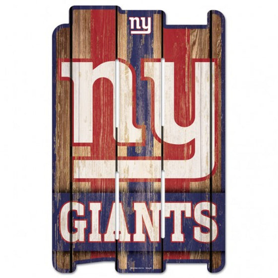 New York Giants Wood Fence Sign (CDG)