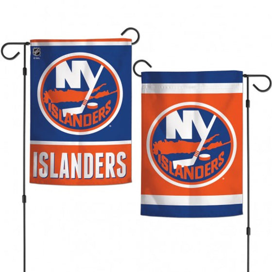 New York Islanders Flag 12x18 Garden Style 2 Sided