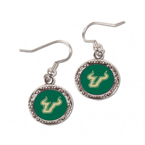 South Florida Bulls Earrings Round Style (CDG)