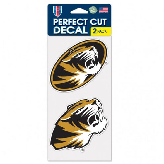 Missouri Tigers Set of 2 Die Cut Decals