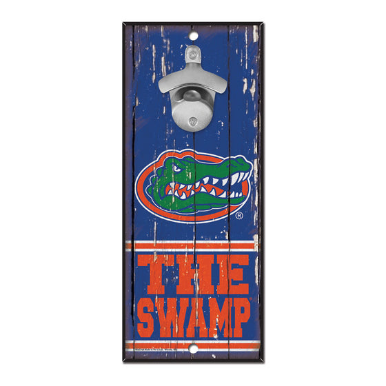 Florida Gators Sign Wood 5x11 Bottle Opener