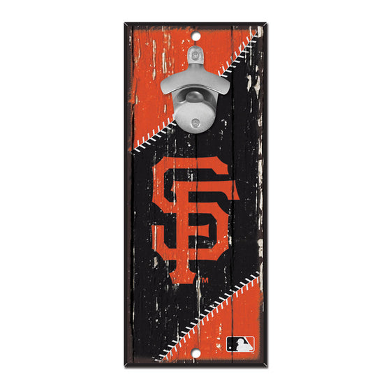 San Francisco Giants Sign Wood 5x11 Bottle Opener