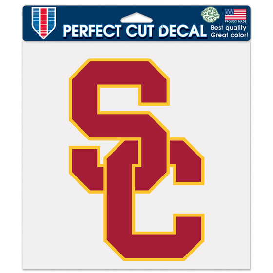 USC Trojans Decal 8x8 Die Cut Color