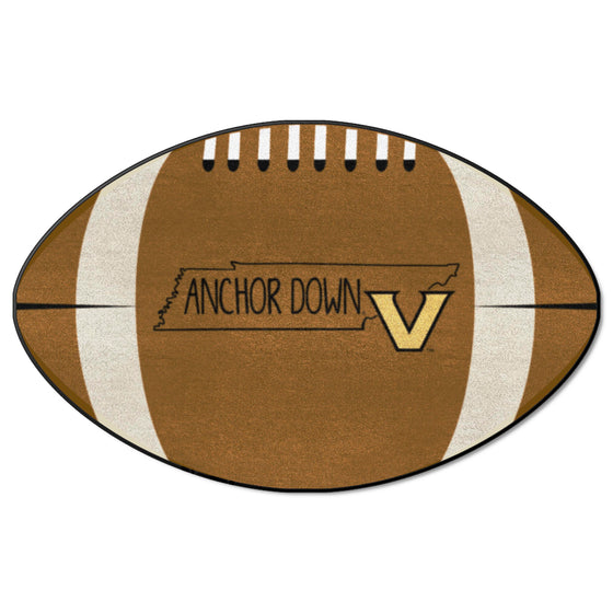 Vanderbilt Commodores Football Rug - 20.5in. x 32.5in.