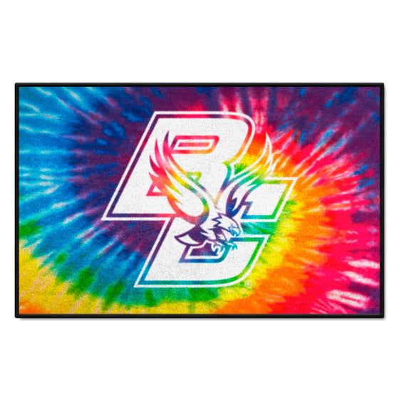 Boston College Eagles Tie Dye Starter Mat Accent Rug - 19in. x 30in.