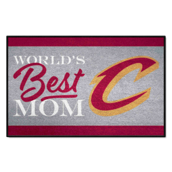 Cleveland Cavaliers World's Best Mom Starter Mat Accent Rug - 19in. x 30in.