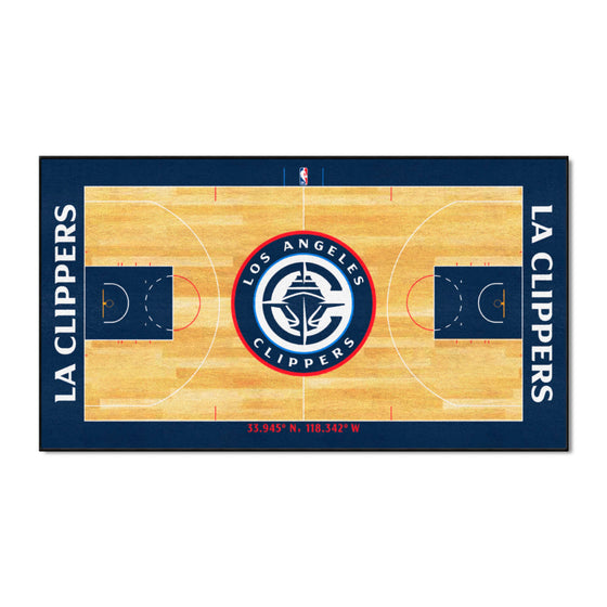 Los Angeles Clippers 6 ft. x 10 ft. Plush Area Rug