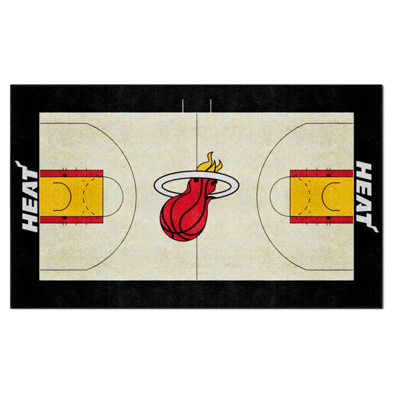 Miami Heat 6 ft. x 10 ft. Plush Area Rug