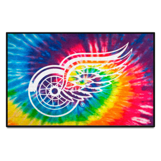 Detroit Red Wings Tie Dye Starter Mat Accent Rug - 19in. x 30in.