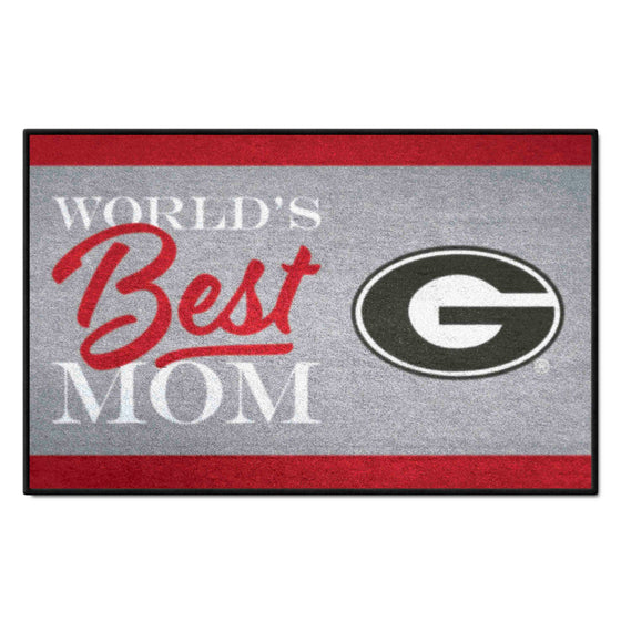 Georgia Bulldogs World's Best Mom Starter Mat Accent Rug - 19in. x 30in.