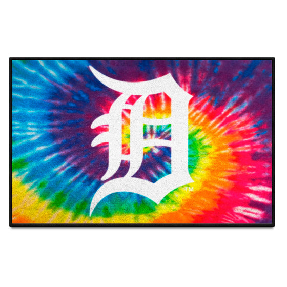 Detroit Tigers Tie Dye Starter Mat Accent Rug - 19in. x 30in.