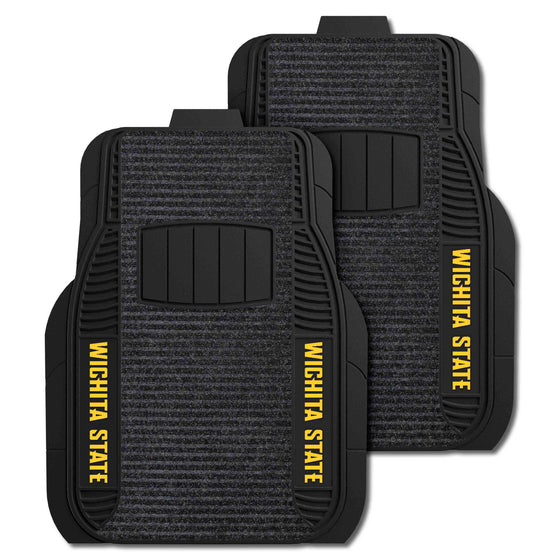 Wichita State Shockers 2 Piece Deluxe Car Mat Set