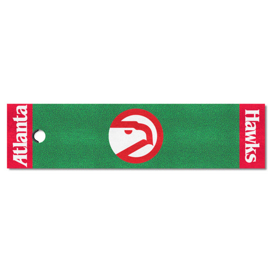 NBA Retro Atlanta Hawks Putting Green Mat - 1.5ft. x 6ft.