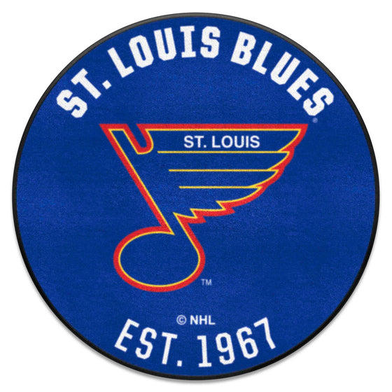 NHLRETRO St. Louis Blues Roundel Rug - 27in. Diameter