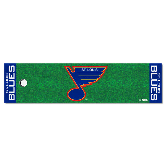 NHLRETRO St. Louis Blues Putting Green Mat - 1.5ft. x 6ft.