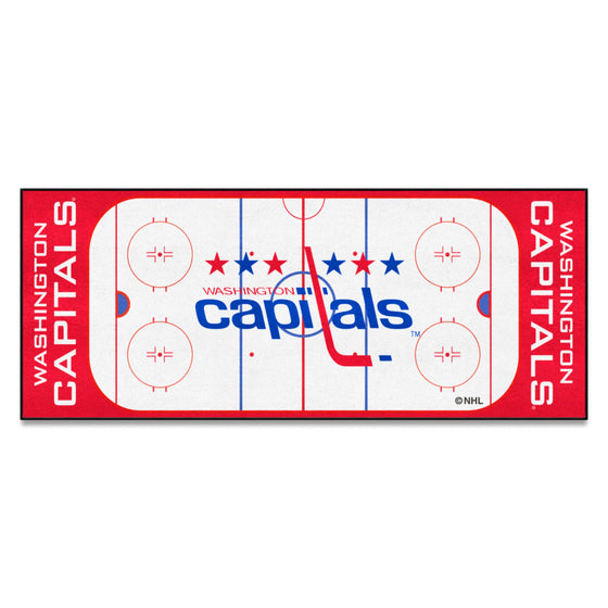 NHLRETRO Washington Capitals Rink Runner - 30in. x 72in.