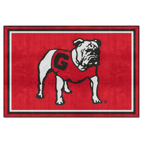 Georgia Bulldogs 5ft. x 8 ft. Plush Area Rug