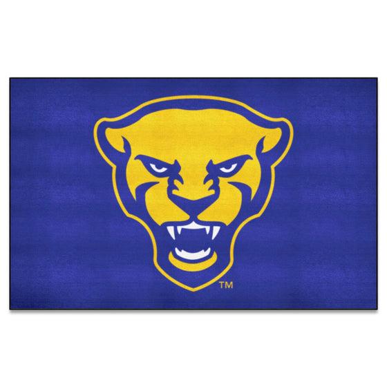 Pitt Panthers Ulti-Mat Rug, Panther Logo - 5ft. x 8ft.