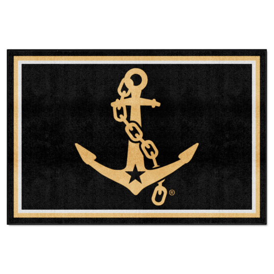 Vanderbilt Commodores 5ft. x 8 ft. Plush Area Rug, Anchor Logo