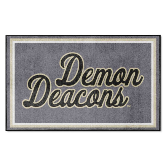 Wake Forest Demon Deacons 4ft. x 6ft. Plush Area Rug, Script Wordmark