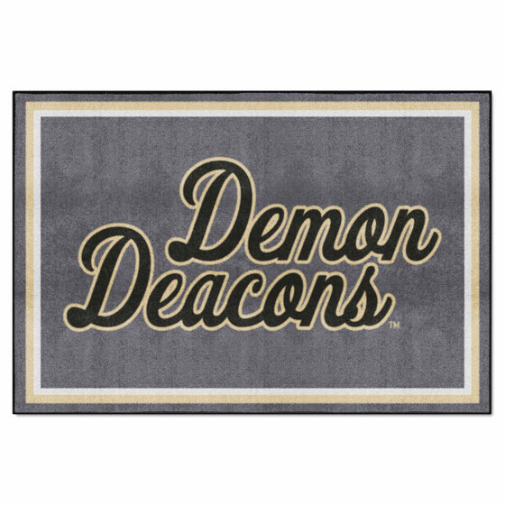 Wake Forest Demon Deacons 5ft. x 8 ft. Plush Area Rug, Script Wordmark