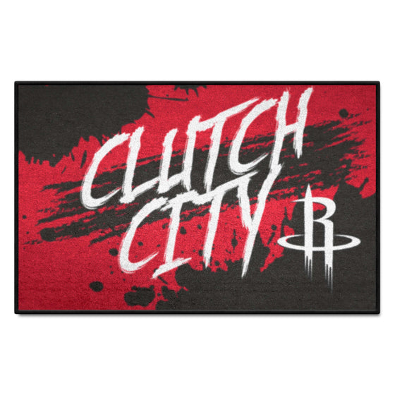 Houston Rockets Slogan Starter Mat Accent Rug - 19in. x 30in.