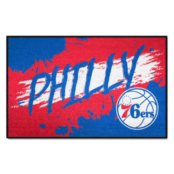 Philadelphia 76ers Slogan Starter Mat Accent Rug - 19in. x 30in.