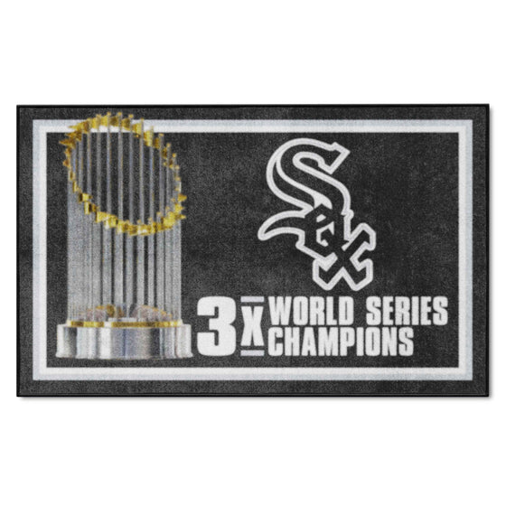 Chicago White Sox Dynasty 4ft. x 6ft. Plush Area Rug