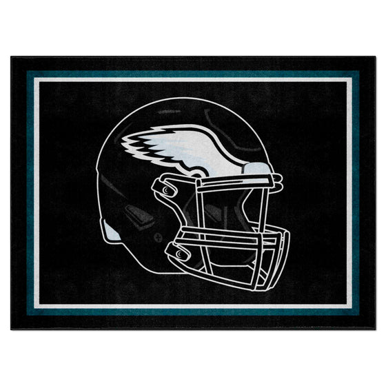 Philadelphia Eagles 8ft. x 10 ft. Plush Area Rug