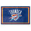 Oklahoma City Thunder 4ft. x 6ft. Plush Area Rug