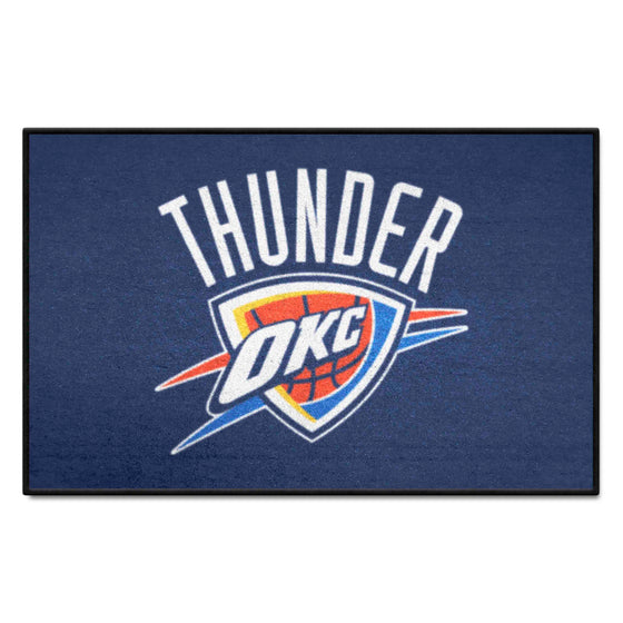 Oklahoma City Thunder Starter Mat Accent Rug - 19in. x 30in.