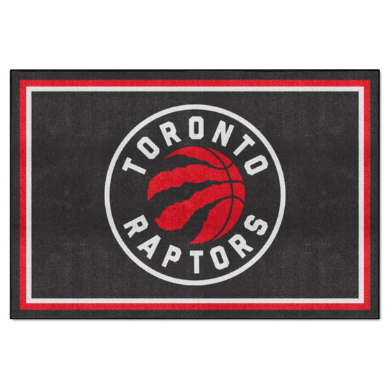 Toronto Raptors 5ft. x 8 ft. Plush Area Rug