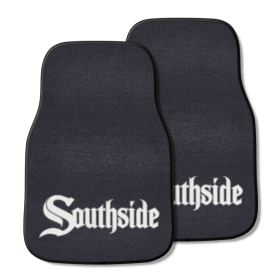 Chicago White Sox Front Carpet Car Mat Set Southside City Connect - 2 Pieces