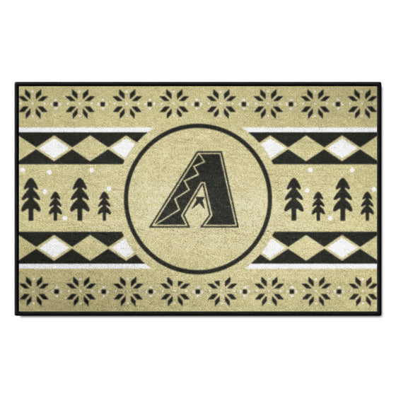 Arizona Diamondbacks Holiday Sweater Starter Mat Accent Rug - 19in. x 30in.